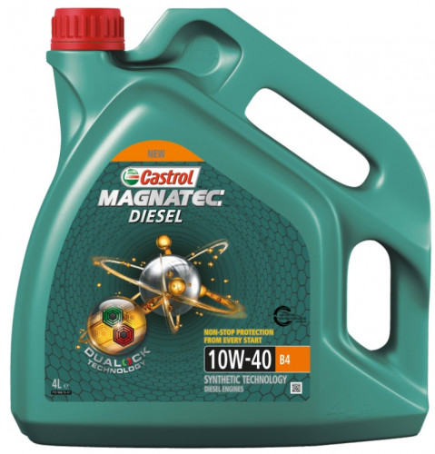CASTROL 15CA30 Масло моторное полусинтетическое Magnatec Diesel B4 10W-40 4L