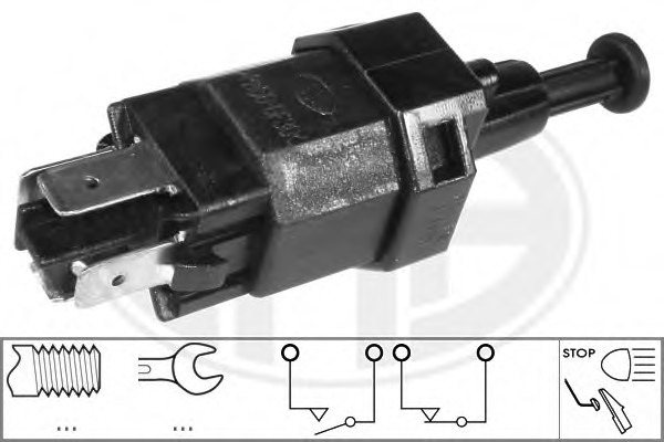 ERA 330434 Выключатель стоп сигнала GM MATIZVECTRA B 98-96-