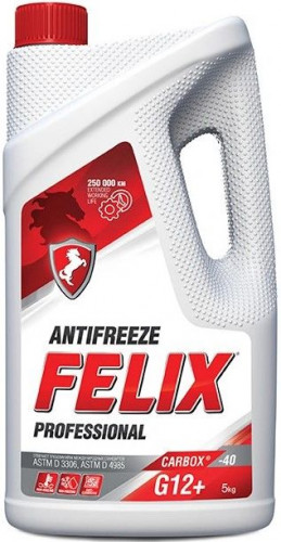FELIX 430206033 Антифриз красный готовый FELIX CARBOX G12+  5кг