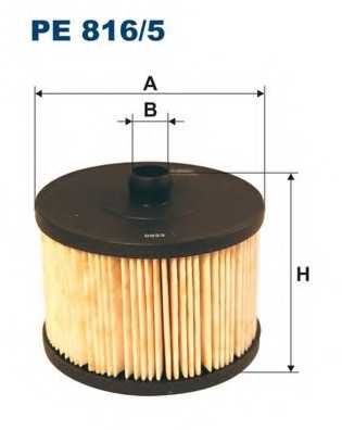 FILTRON PE8165 Фильтр топливный Citroën C4, C5, C5 II, C8, Jumpy II; Fiat; Ford C-Max, Focus C-Max, Focus II, Galaxy II, Kuga, S-Max; Lancia Phedra; Peugeot 307, 308, 407, 508, 607, 807, Expert II; Volvo