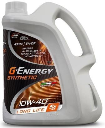 G-Energy 253142396 Масло моторное Synthetic Long Life 10W-40 5 л