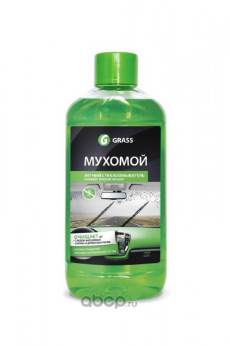 GRASS 110103 Жидкость стеклоомывателя летняя 1 л - летняя, концентрат (1:4) Mosquitos Cleaner