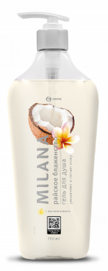 GRASS 125461 GRASS MILANA Гель для душа (Кокос) (0.75L) 