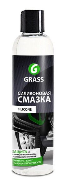 GRASS 137250 Смазка силиконовая Silicone для защиты от влаги резиновых и пластиковых деталей автомобиля, 250 мл