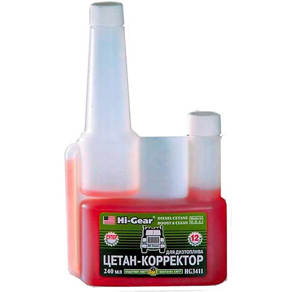 HI-GEAR HG3411 Цетан-корректор для дизельного топлива, с SMT2