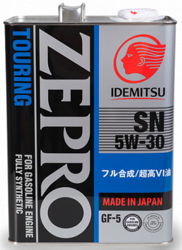 Idemitsu 1845-004 Масло моторное ZEPRO TOURING 5W30 4L SN/GF-5