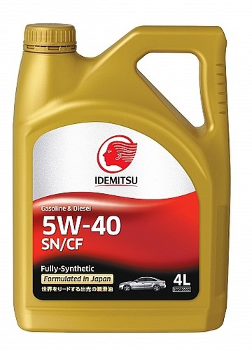 Idemitsu 30015048-746 Масло моторное синтетическое Gasoline & Diesel F-S 5W-40 4L