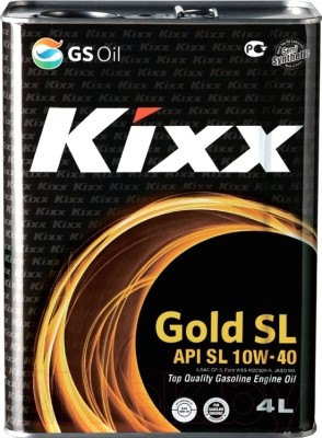 KIXX L531644TE1 Масло моторное полусинт. (Корея) (4L) KIXX G SL 10W40 (GOLD) SLCF 