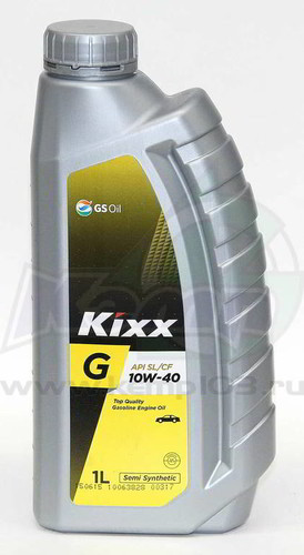 KIXX L5316AL1E1  Масло моторное полусинт. (Корея) (1L) KIXX G SL 10W40 (GOLD) SL/CF
