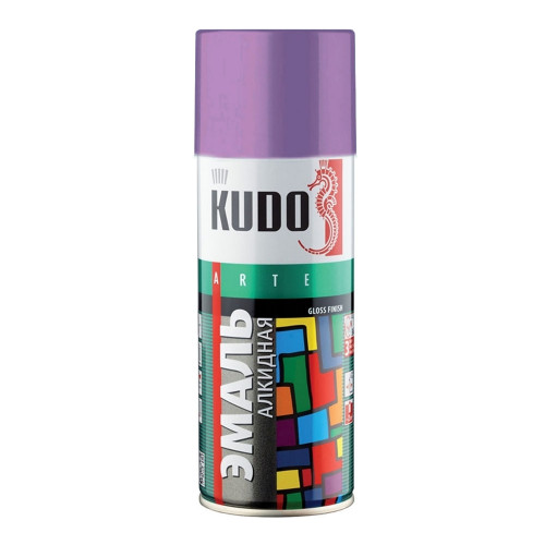 KUDO KU-1021 Краска-спрей сиреневая 