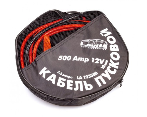 Lavita LA 193500 Кабель пусковой 500А 12V 3,5M в сумке