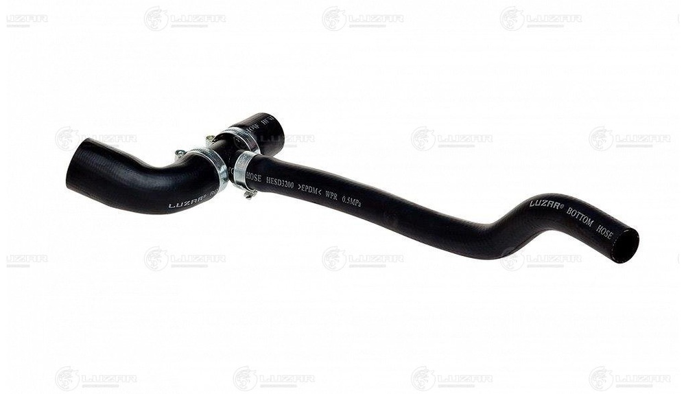 Luzar LPK0123 Кмпл патрубков охл. для ам Chevrolet Niva (02-)Лада 2123(02-) (EPDM, 3шт.) 