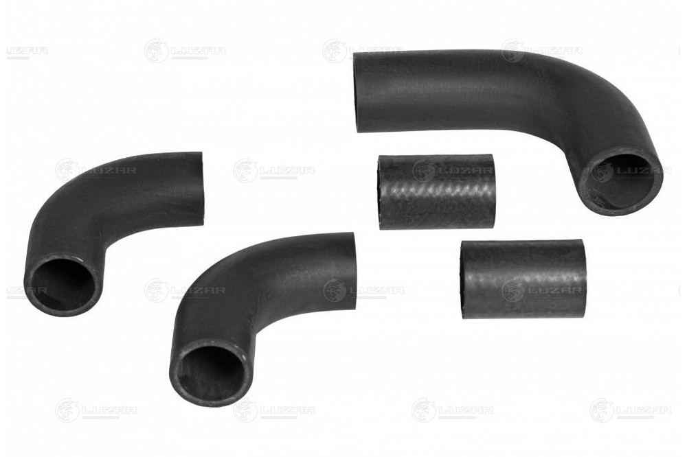 Luzar LPK0311 Кмпл патрубков охл. для а/м ГАЗ 3110 Волга (406) (EPDM, 5шт.) 