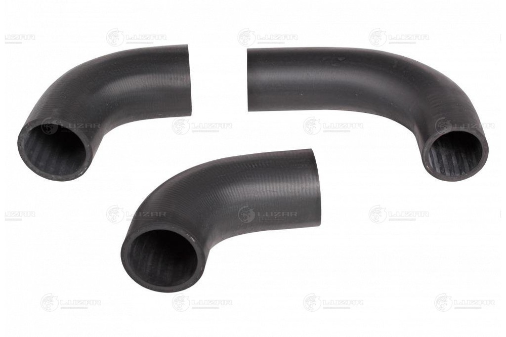 Luzar LPK 0351 Кмпл патрубков охл. для а/м УАЗ 3741 (90 л.с., 417) (EPDM, 3шт.) 