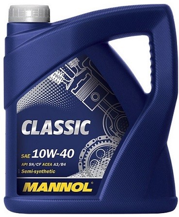 MANNOL 1101 Масло моторное полусинтетическое CLASSIC 10W40 4L