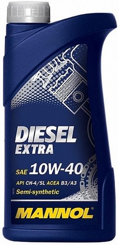 MANNOL 1105 Масло моторное полусинтетическое DIESEL EXTRA 10W40 1L
