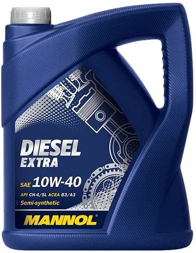 MANNOL 1106 Масло моторное полусинтетическое DIESEL EXTRA 10W40 5L
