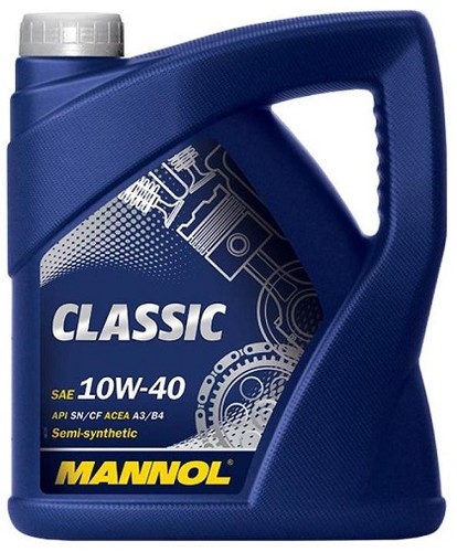 MANNOL 1155 Масло моторное полусинтетическое CLASSIC 10W40 5L