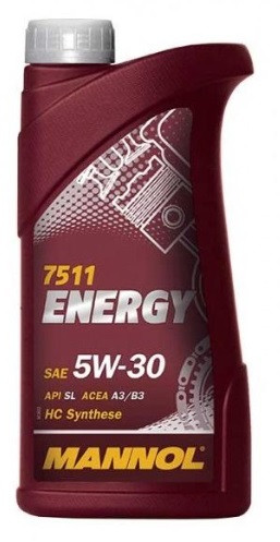 MANNOL 7016 Масло моторное синтетическое Energy SLCF 5W-30 1L (7511)