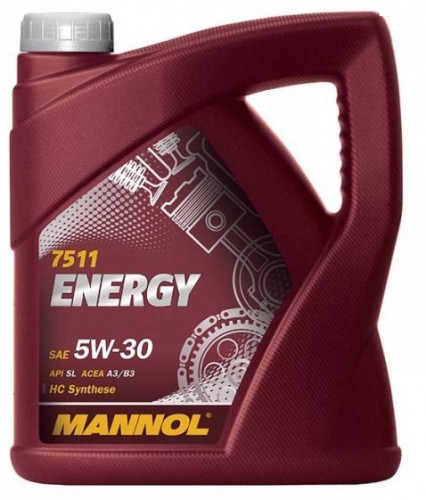 MANNOL 7017 Масло моторное синтетическое Energy SLCF 5W-30 4L (7511)