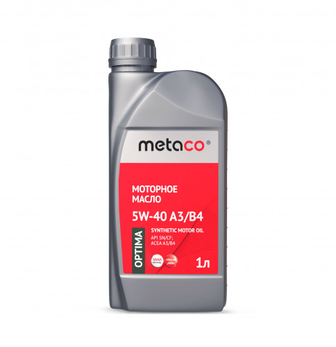 Metaco 888-1202-0001 Масло моторное METACO OPTIMA 5W40 A3B4 1L