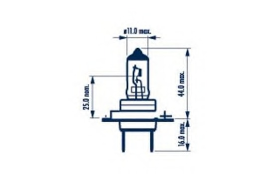 Narva 48328 Лампа STANDARD 12V H7 55W PX26d (картон) (1 шт.)