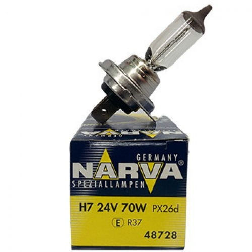 Narva 48728 Лампа галоген.H7 24 V 70 W (PX26d)