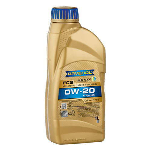 RAVENOL 1111102-001 Масло моторное ECS EcoSynth SAE 0W-20 ILSAC GF-5 1л