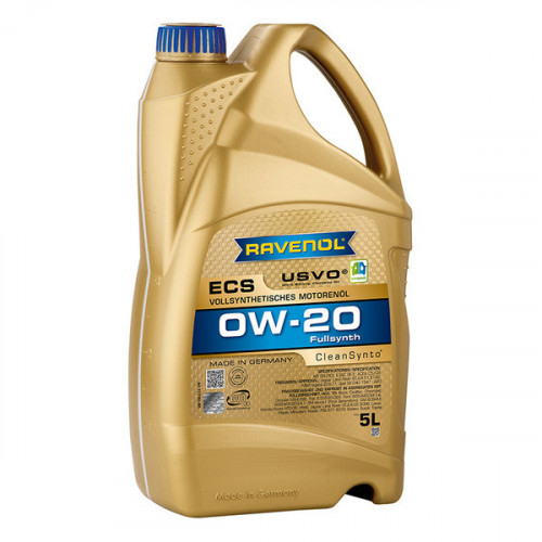 RAVENOL 1111102-005 Масло моторное ECS EcoSynth SAE 0W-20 ILSAC GF-5 5л