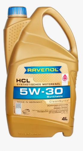 RAVENOL 1111118004 Масло моторное HCL SAE 5W-30 A3B4 4л