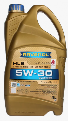 RAVENOL 1111119-004 Масло моторное HLS 5W-30 C3 4л