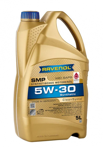 RAVENOL 1111126-005 Масло моторное синтетическое SMP SAE 5W-30  5L