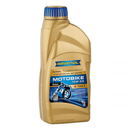 RAVENOL 1171103-001 Моторное масло Motobike 4-T Ester SAE 10W-50 (1л) new