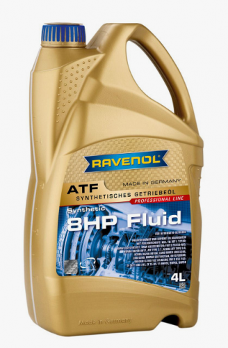 RAVENOL 1211124-004 Трансмиссионное масло ATF 8 HP Fluid 4л. (синтетика)