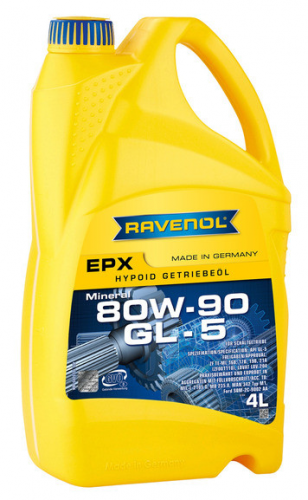 RAVENOL 1223205-004 Трансмиссионное масло EPX 80W90 GL-5 4л