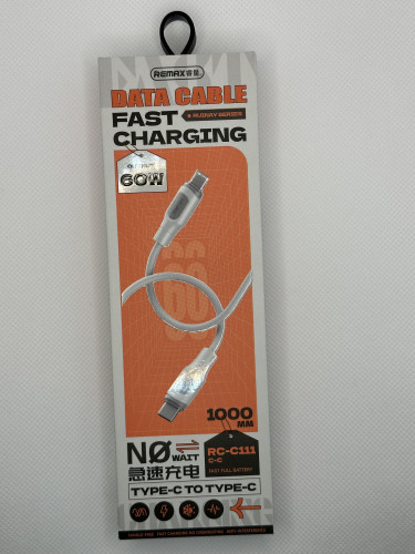 REMAX RCC111 Кабель Type c - type c 60w
