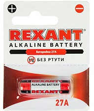 REXANT 7697 Батарейка 27A алкалиновая REXANT
