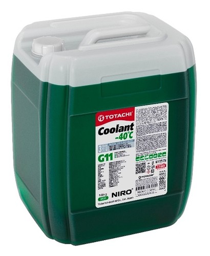 TOTACHI 43210 Антифриз TOTACHI NIRO Coolant Green -40C G11 10кг