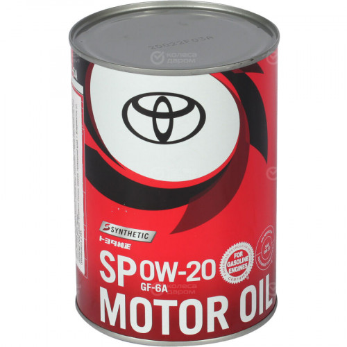TOYOTA 08880-13206 Масло моторное SPGF-6A  0W20 1L