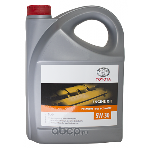 TOYOTA 08880-83389 Масло моторное синтетическое 5W30 5л Toyota Engine Oil Premium Fuel Economy SL