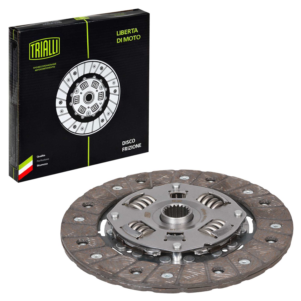 TRIALLI FD307 Диск сцеп. для а/м Лада 2112/2170/2190 (ведом.) усиленный (FD 307)