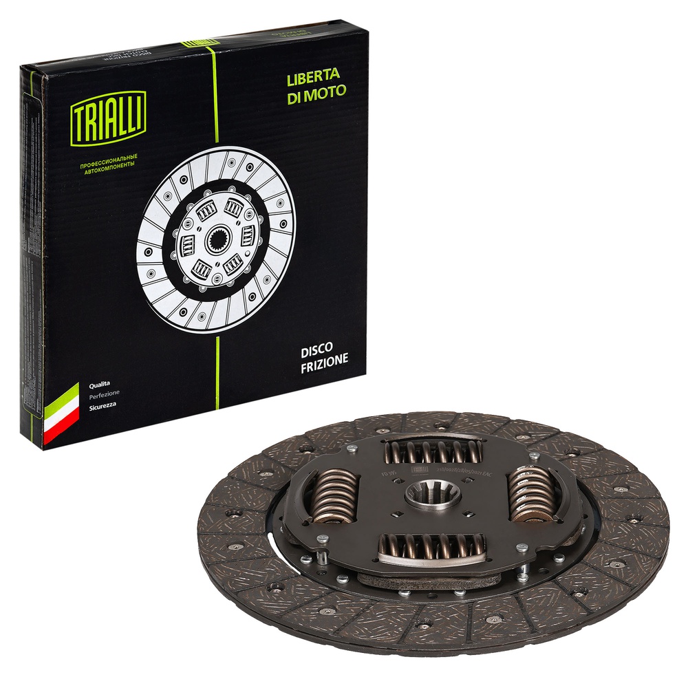 TRIALLI FD 395 Диск сцеп. для а/м ГАЗель Next (13-) (280мм, дв. Cummins 2.8D Euro-4) (ведом.) (FD 395)