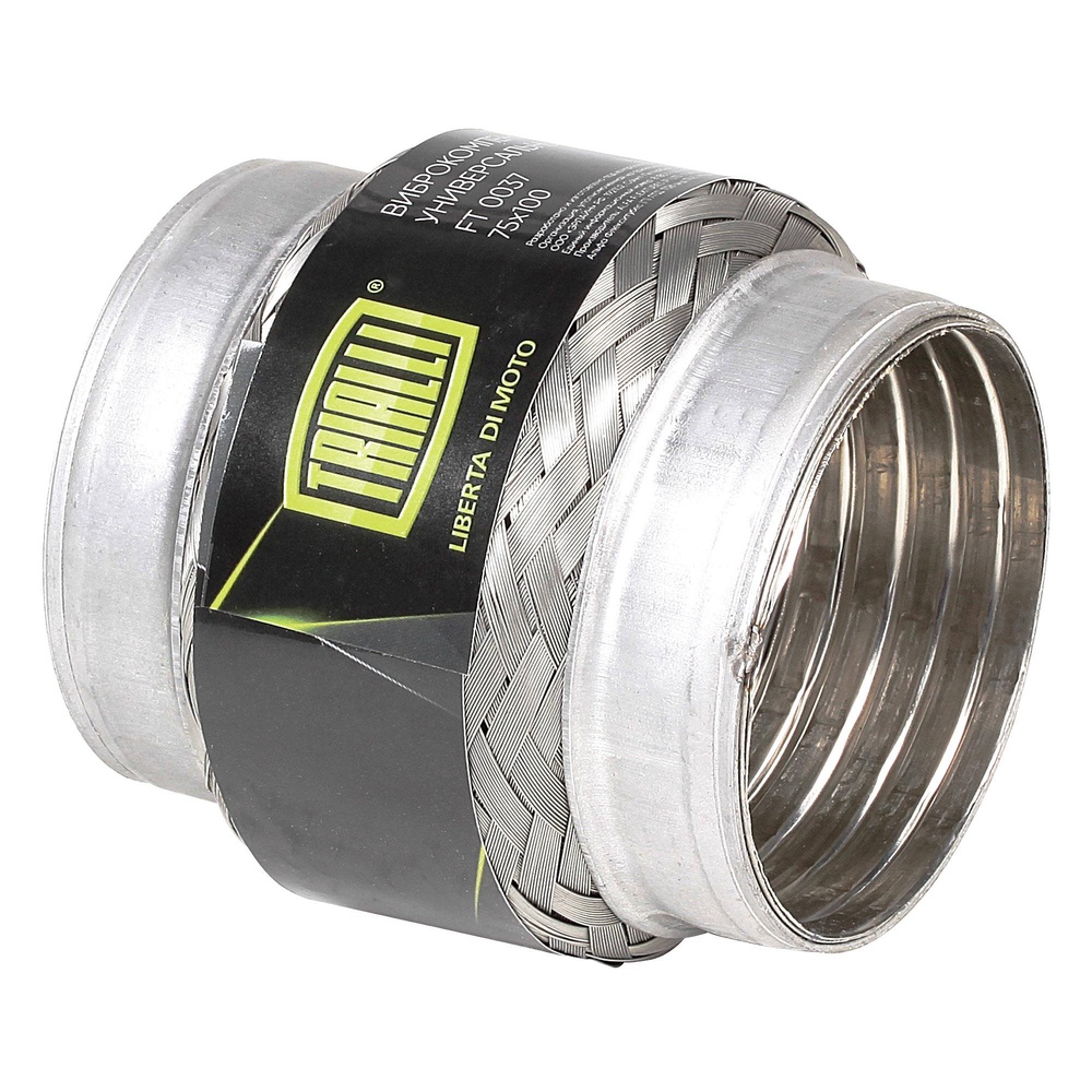 TRIALLI FT0037 Виброкомпенсатор вых. трубы (Гофра) 75x100 HydraWire Mesh (нерж. сталь) (FT 0037)