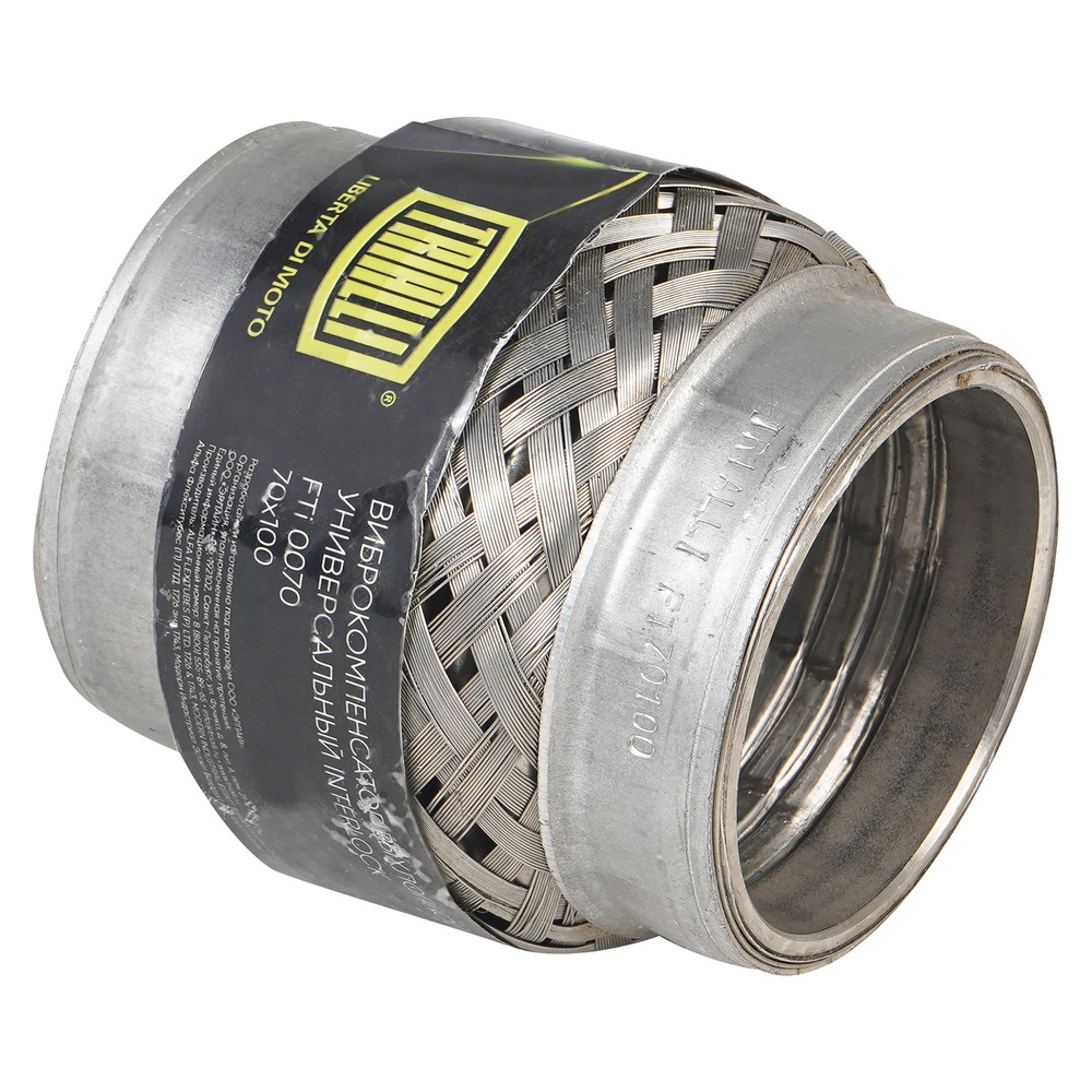 TRIALLI FTi0070 Виброкомпенсатор вых. трубы (Гофра) 70x100 InterLock (нерж. сталь) (FTi 0070)