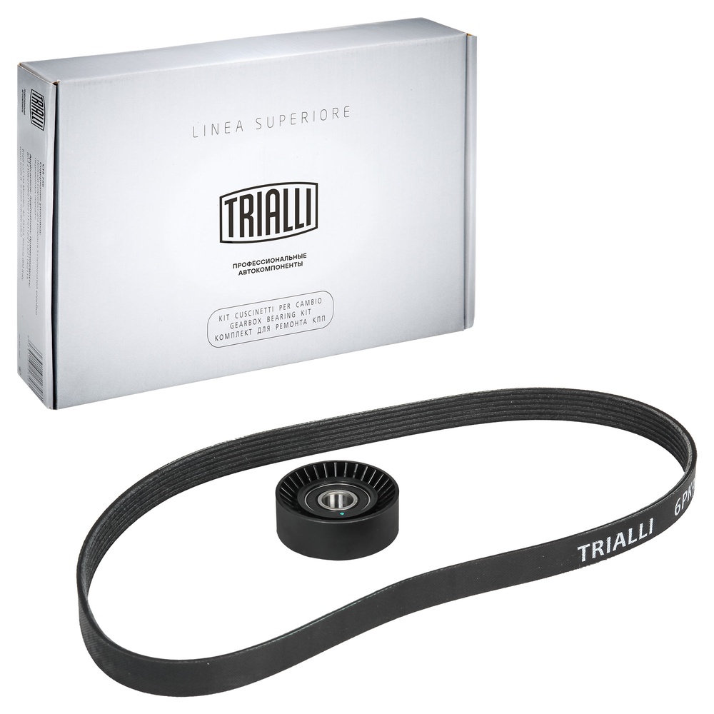 TRIALLI GD691 Ремкомплект привода для а/м Лада Granta (10-) A/C (1рем. 6PK995+1 ролик) (GD 691)