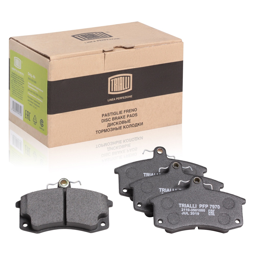 TRIALLI PFP7970 Колодки торм. для а/м Лада 2110 диск. перед. (PFP 7970) ECO