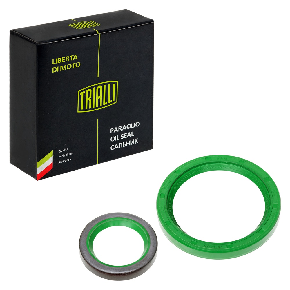 TRIALLI PM-781 Сальники коленвала кмпл. для ам Лада 2101 (2 шт. зад.перед.) (РМ 781)