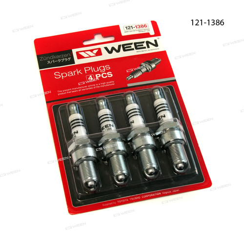 WEEN 121-1386 Свеча зажигания к-т 4шт. ГАЗ 406дв.