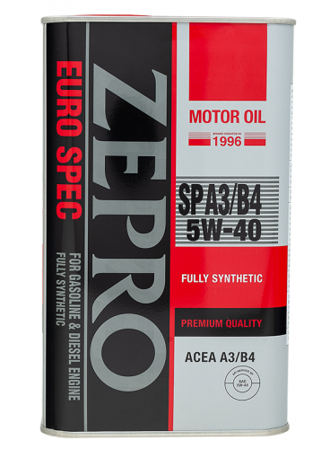 ZEPRO 1849-001-0 Масло моторное синтетическое 1л - 5W-40 ZEPRO EURO SPEC FS SP ACEA A3, B4
