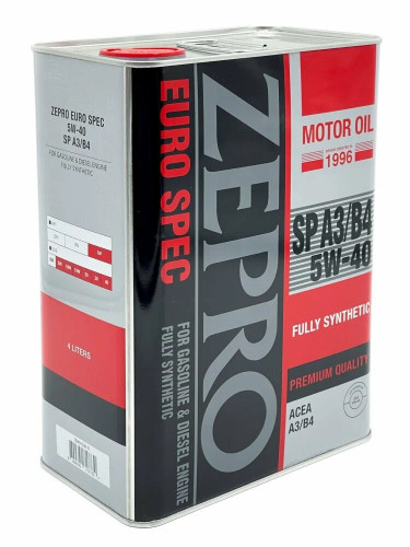 ZEPRO 1849-004-0 Масло моторное синтетическое 4л - 5W-40 ZEPRO EPRO EURO SPEC FS SP ACEA A3, B4